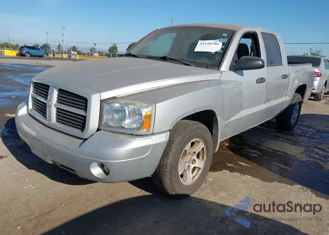 2006 Dodge Dakota Slt from USA, damaged, VIN 1D7HE48N06S634083